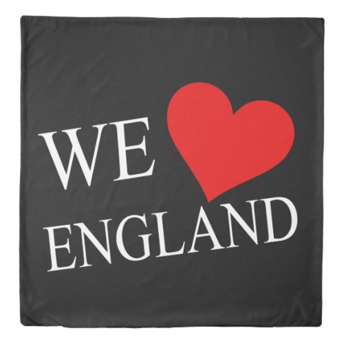 We Heart England wt qccnt Duvet Cover