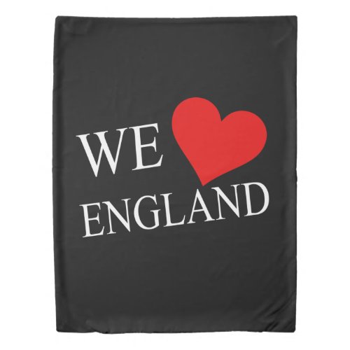 We Heart England wt tccnt Duvet Cover