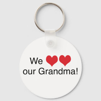 We Heart Grandma Keychain