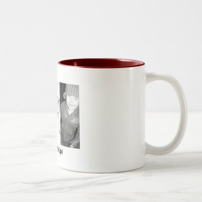 we heart grandpa Two-Tone coffee mug (Right)
