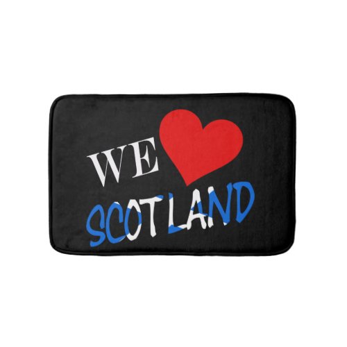 We Heart Scotland overlay bmcnt Bath Mat