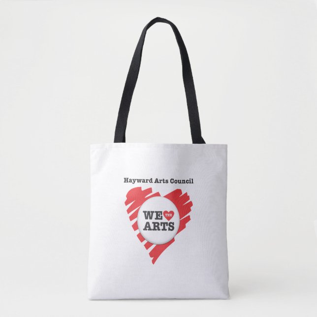 We Heart the Arts Logo Tote Bag (Front)