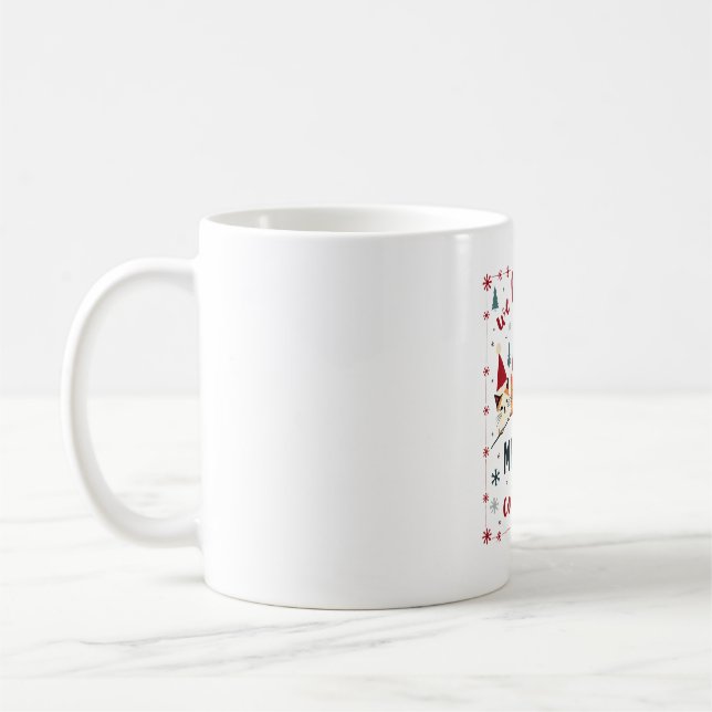 We Hiss You A Meowy Catmas Funny Cat Christmas Ugl Coffee Mug (Left)