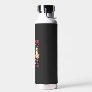 We Hiss You A Meowy Catmas Funny Cat Christmas Ugl Water Bottle