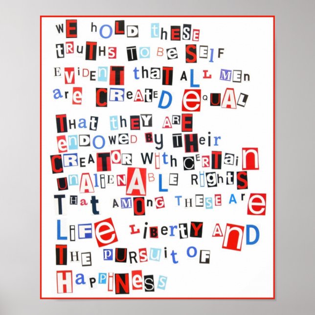 We hold these truths... poster (Front)