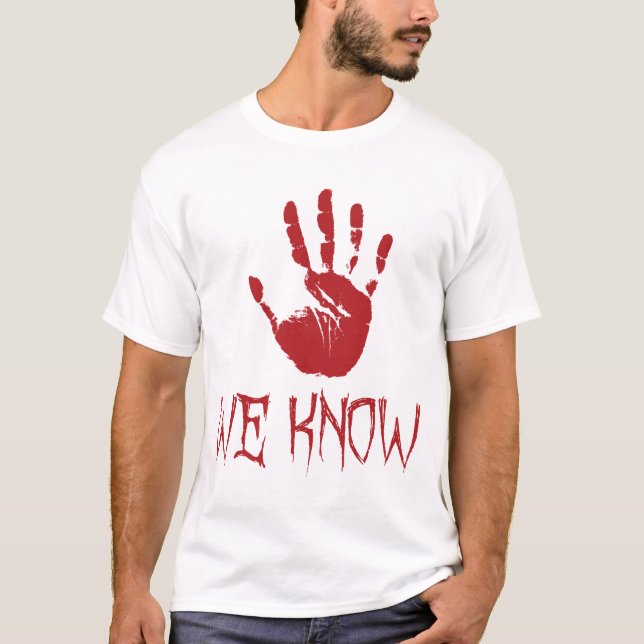 We know T-Shirt (Front)