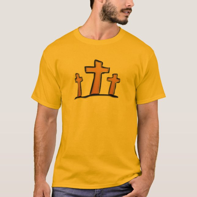 We know that our old self was crucified with him. T-Shirt (Front)