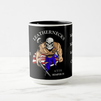 WE LAND WE FIGHT WE ALWAYS CONQUER MUG