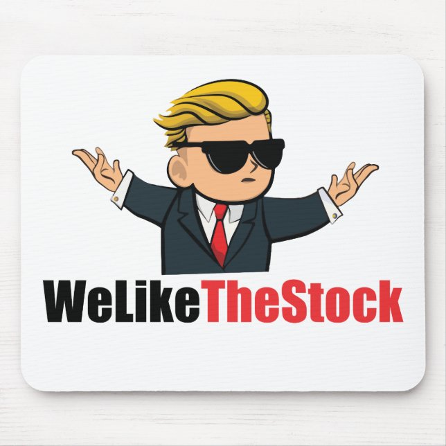 We Like The Stock (Wall Street Bets) Mouse Pad (Front)