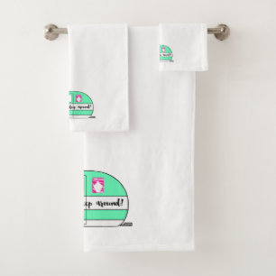 “We Like To Sleep Around” Camper Hand Towel