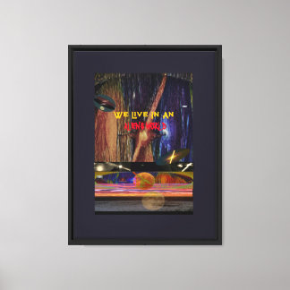 We Live in an Alien World Canvas Print