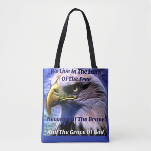 We Live In The Land Of The Free_Gratitude Design_2 Tote Bag
