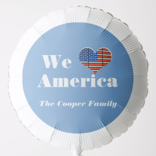 We Love America Balloon