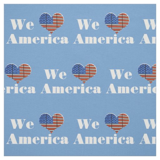We Love America Fabric