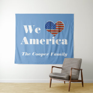 We Love America Tapestry