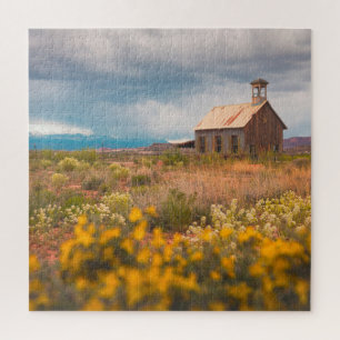 We Love An old Church in Utah Jigsaw Puzzle