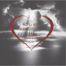 We Love Because Sticker