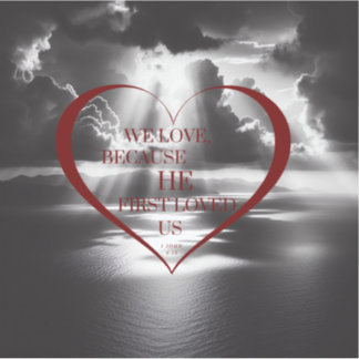 We Love Because Sticker