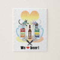 We love beer! jigsaw puzzle
