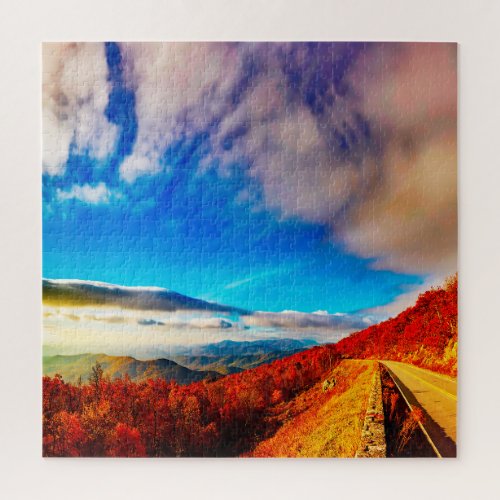 We love Blue Ridge Mountains Virginia Jigsaw Puzzle