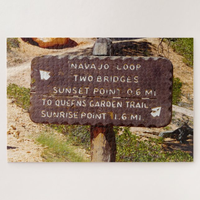 We Love Bryce Canyon Utah Jigsaw Puzzle (Horizontal)