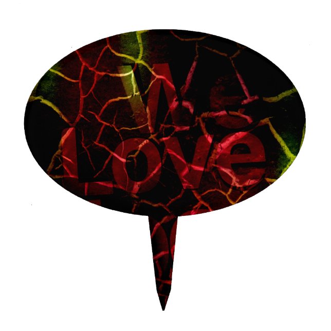 We love cake topper (Front)