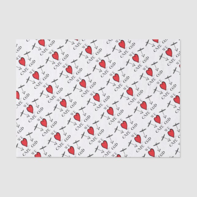 we love cape cod tissue paper (Front)