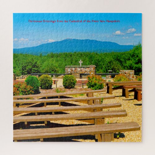 We love Cathedral of the Pines New Hampshire Jigsa Jigsaw Puzzle