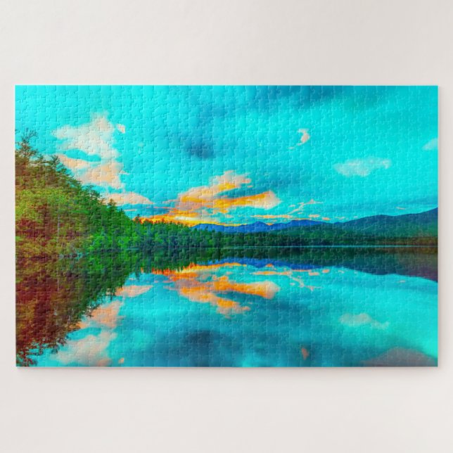 We love Chocura Lake New Hampshire Jigsaw Puzzle (Horizontal)