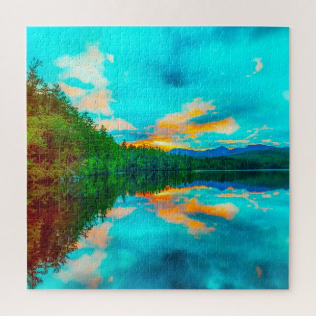 We love Chocura Lake New Hampshire Jigsaw Puzzle (Vertical)
