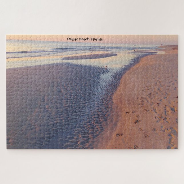 We Love Delray Beach Florida Jigsaw Puzzle (Horizontal)