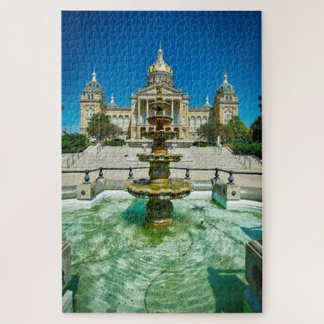 We love Des Moines Iowa. Jigsaw Puzzle (Vertical)