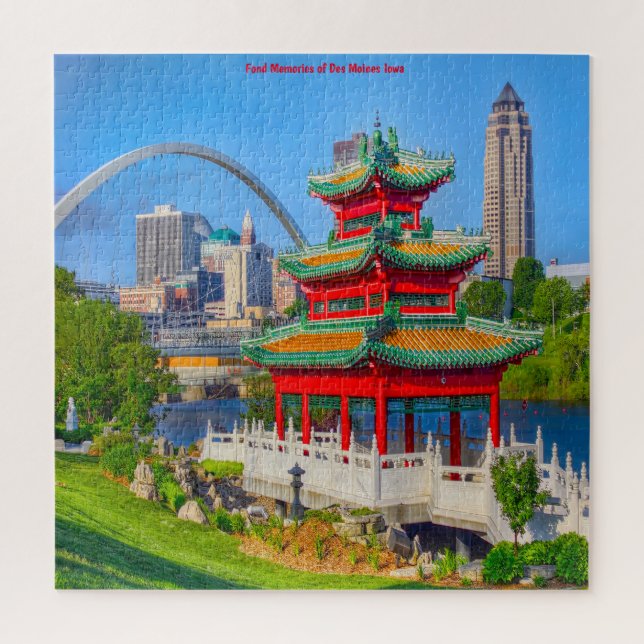 We love Des Moines Iowa. Jigsaw Puzzle (Vertical)