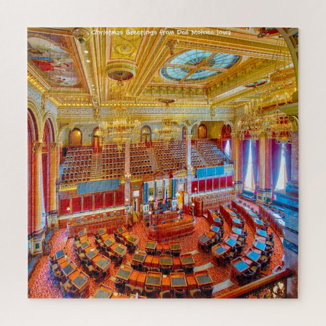 We love Des Moines Iowa. Jigsaw Puzzle (Vertical)