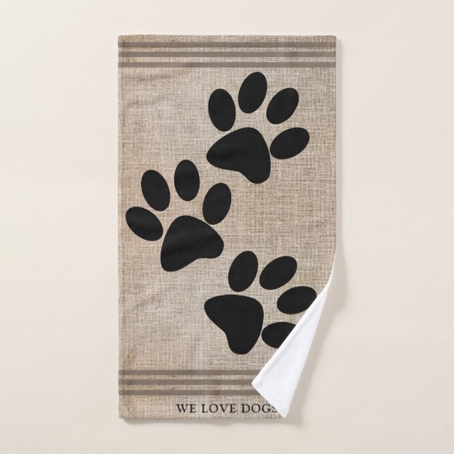 We Love Dogs Hand Towel (Hand Towel)