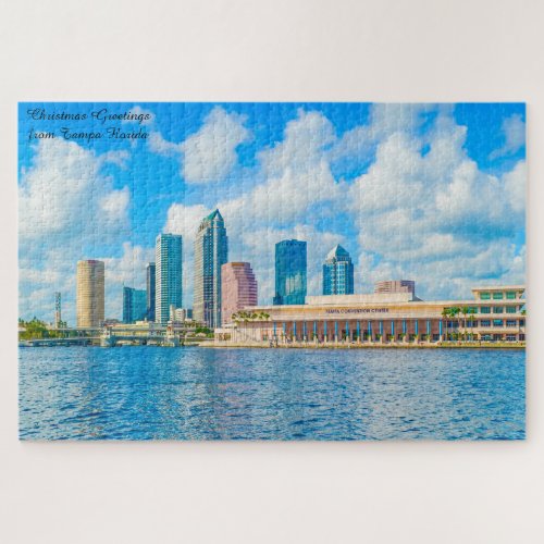 We Love Down Town Tampa Florida Jigsaw Puzzle