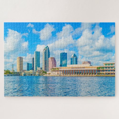 We Love Down Town Tampa Florida Jigsaw Puzzle