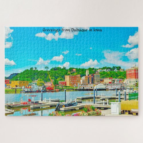 We love Dubuque in Iowa Jigsaw Puzzle