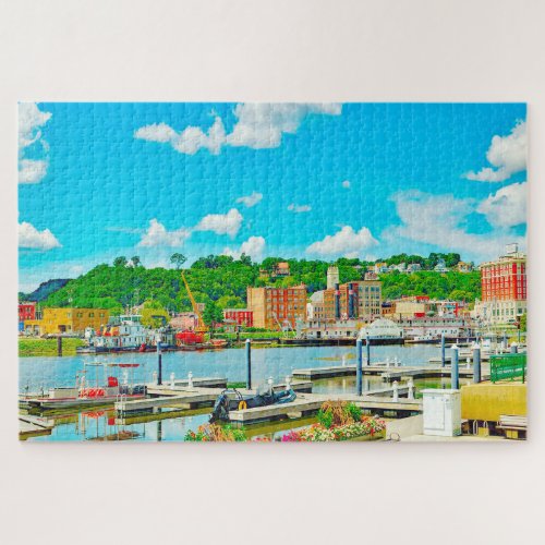 We love Dubuque in Iowa Jigsaw Puzzle