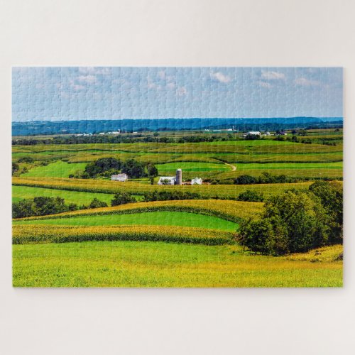 We love Farms in Iowa Jigsaw Puzzle