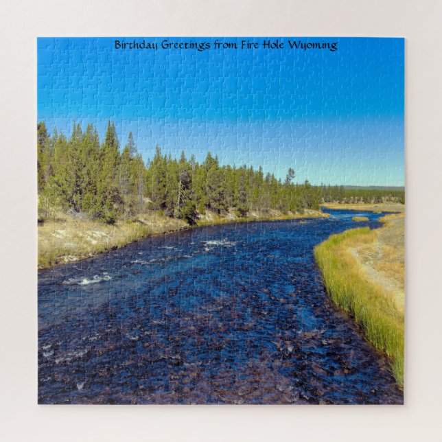 We Love Fire Hole Wyoming. Jigsaw Puzzle (Vertical)