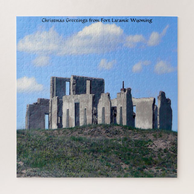 We Love  Fort Laramie Wyoming. Jigsaw Puzzle (Vertical)