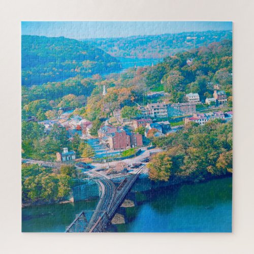 We love Harpers Ferry West Virginia Jigsaw Puzzle