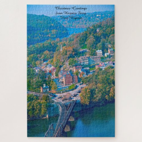 We love Harpers Ferry West Virginia Jigsaw Puzzle