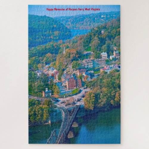We love Harpers Ferry West Virginia Jigsaw Puzzle