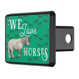 We love horses hitch cover