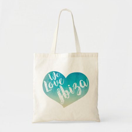 “we Love Ibiza " Tote Bag