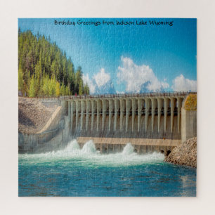 We Love  Jackson Lake Wyoming. Jigsaw Puzzle