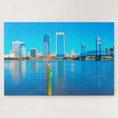 We Love Jacksonville in Florida Jigsaw Puzzle