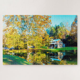 We love Log Cabins West Virginia. Jigsaw Puzzle